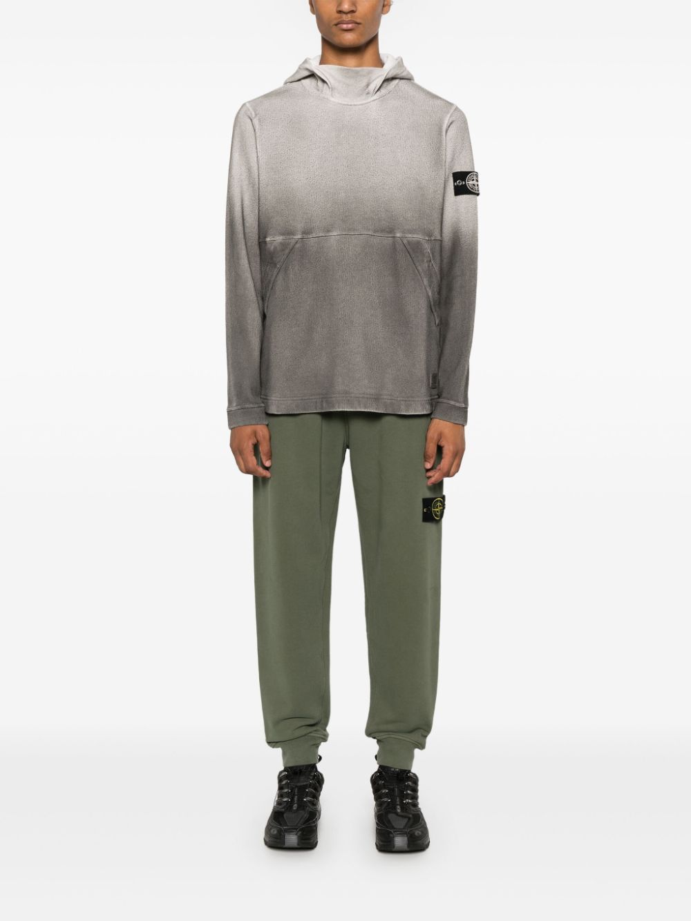 Stone Island STONE ISLAND- Logo Cotton Sweatpants