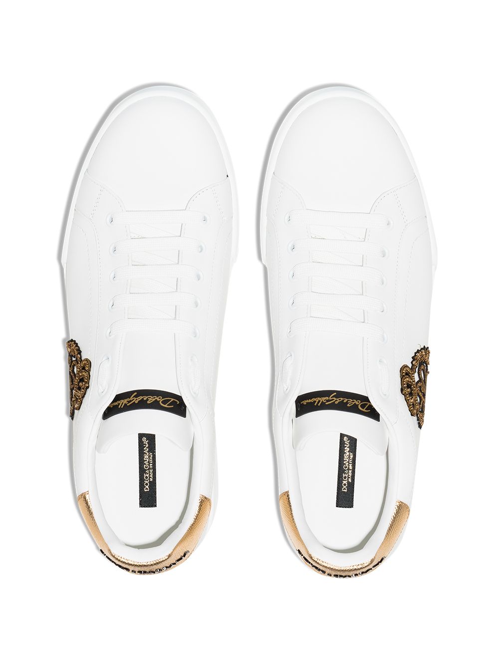 Dolce & Gabbana DOLCE & GABBANA- Leather Sneakers