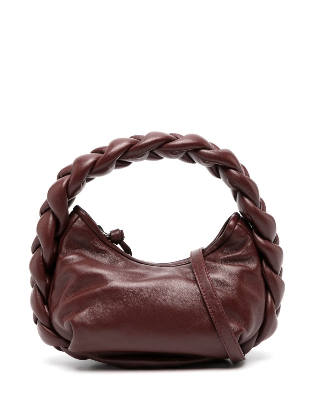 Hereu HEREU- Espiga Mini Braided Handle Leather Handbag