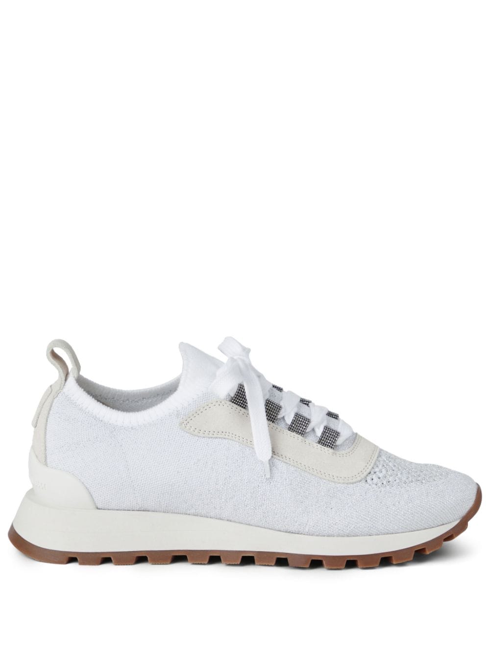 Brunello Cucinelli BRUNELLO CUCINELLI- Sparkling Cotton Knit Sneakers