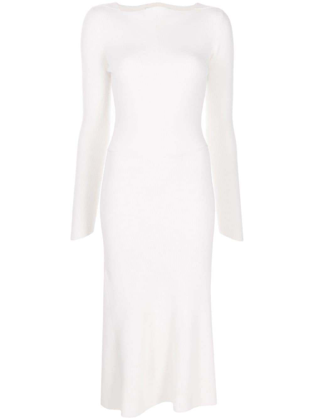 Victoria Beckham VICTORIA BECKHAM- Wool Blend Midi Dress