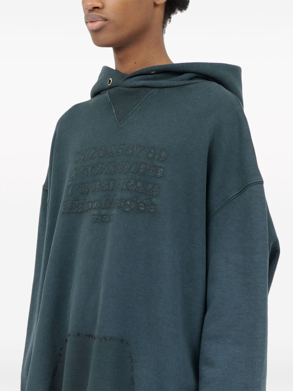 Maison Margiela MAISON MARGIELA- Logo Cotton Hoodie