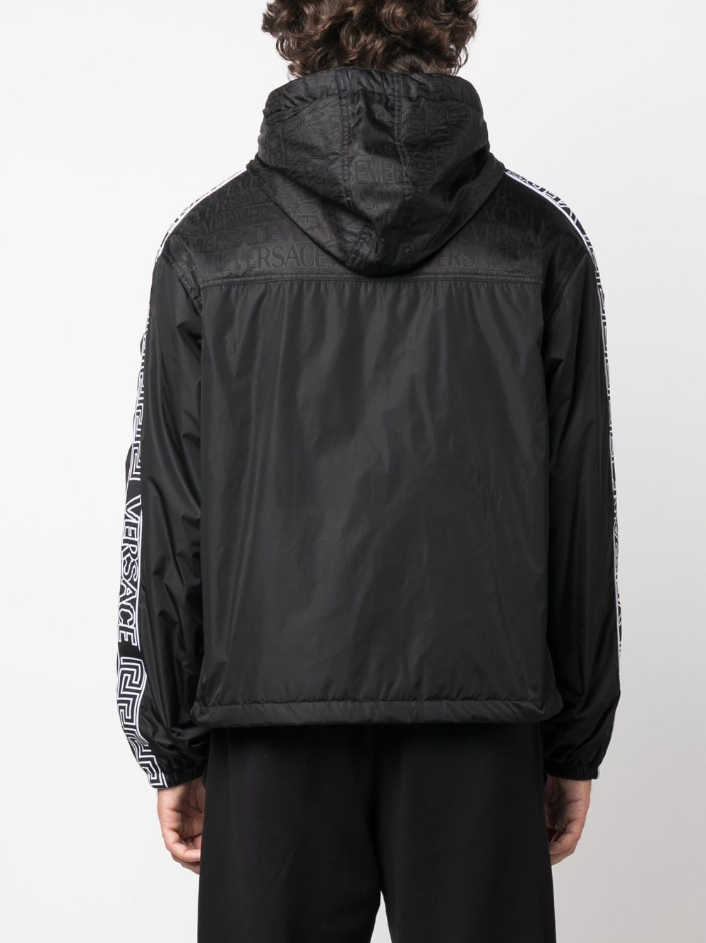 Versace VERSACE- Logo Hooded Jacket