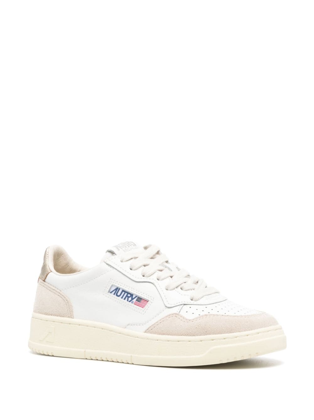 AUTRY AUTRY- Medalist Low Leather And Suede Sneakers