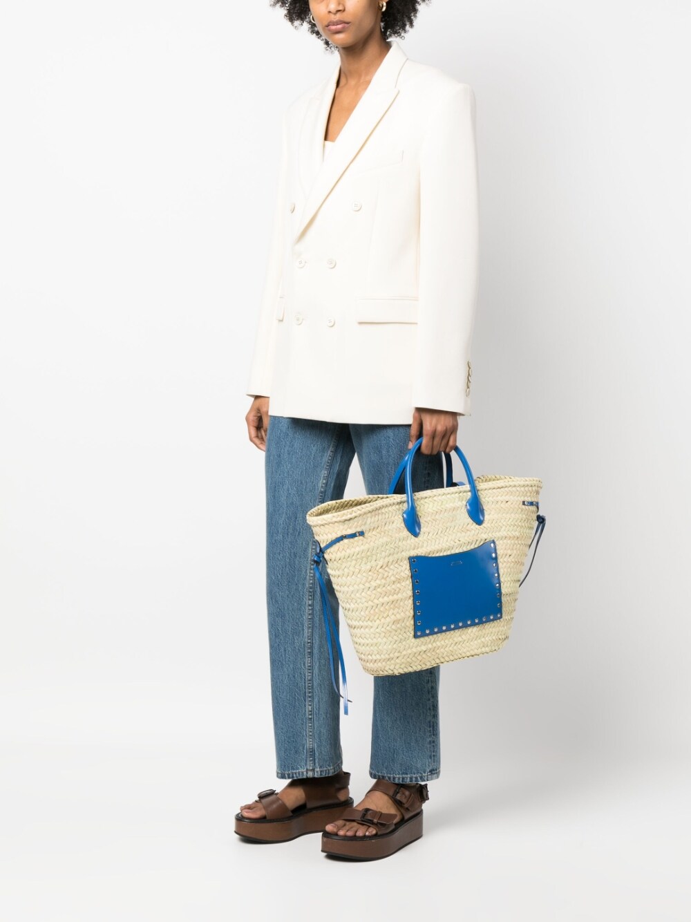 Isabel Marant ISABEL MARANT- Cadix Straw Tote Bag