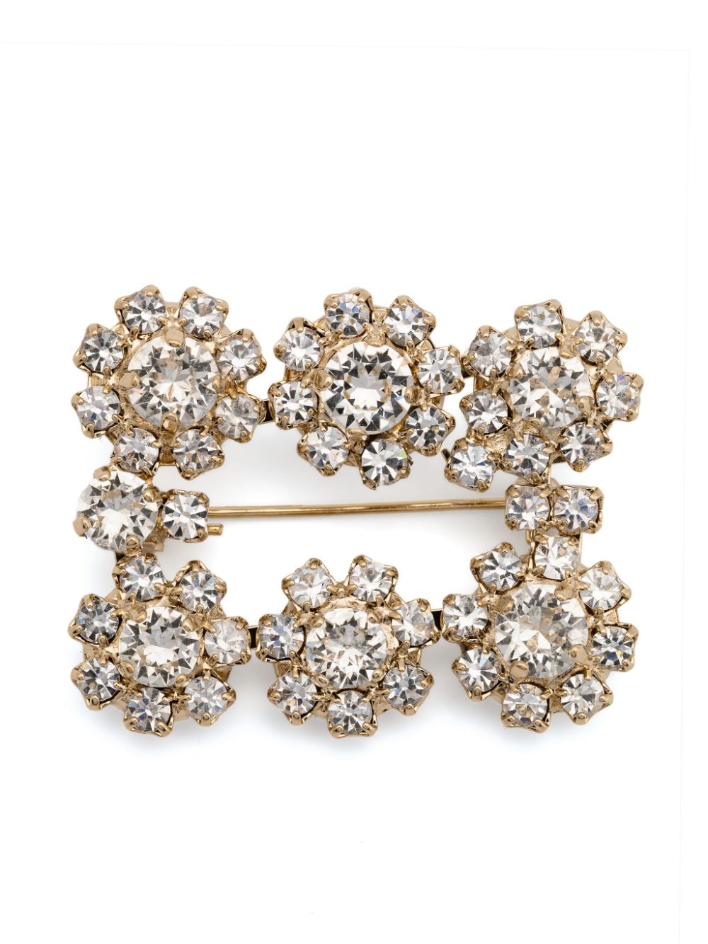 Roger Vivier ROGER VIVIER- Rv Flower Strass Broche