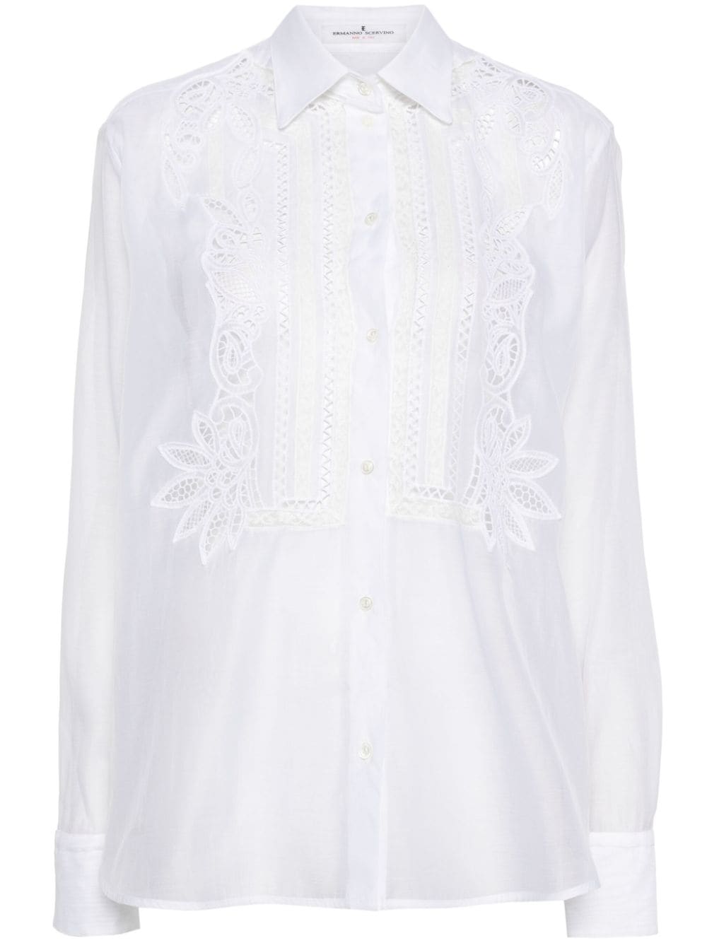 Ermanno Scervino ERMANNO SCERVINO- Embroidered Cotton Shirt