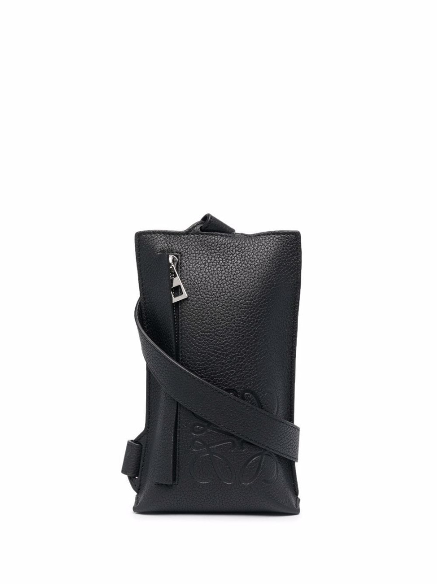 Loewe LOEWE- Vertical T Pocket Leather Belt Bag