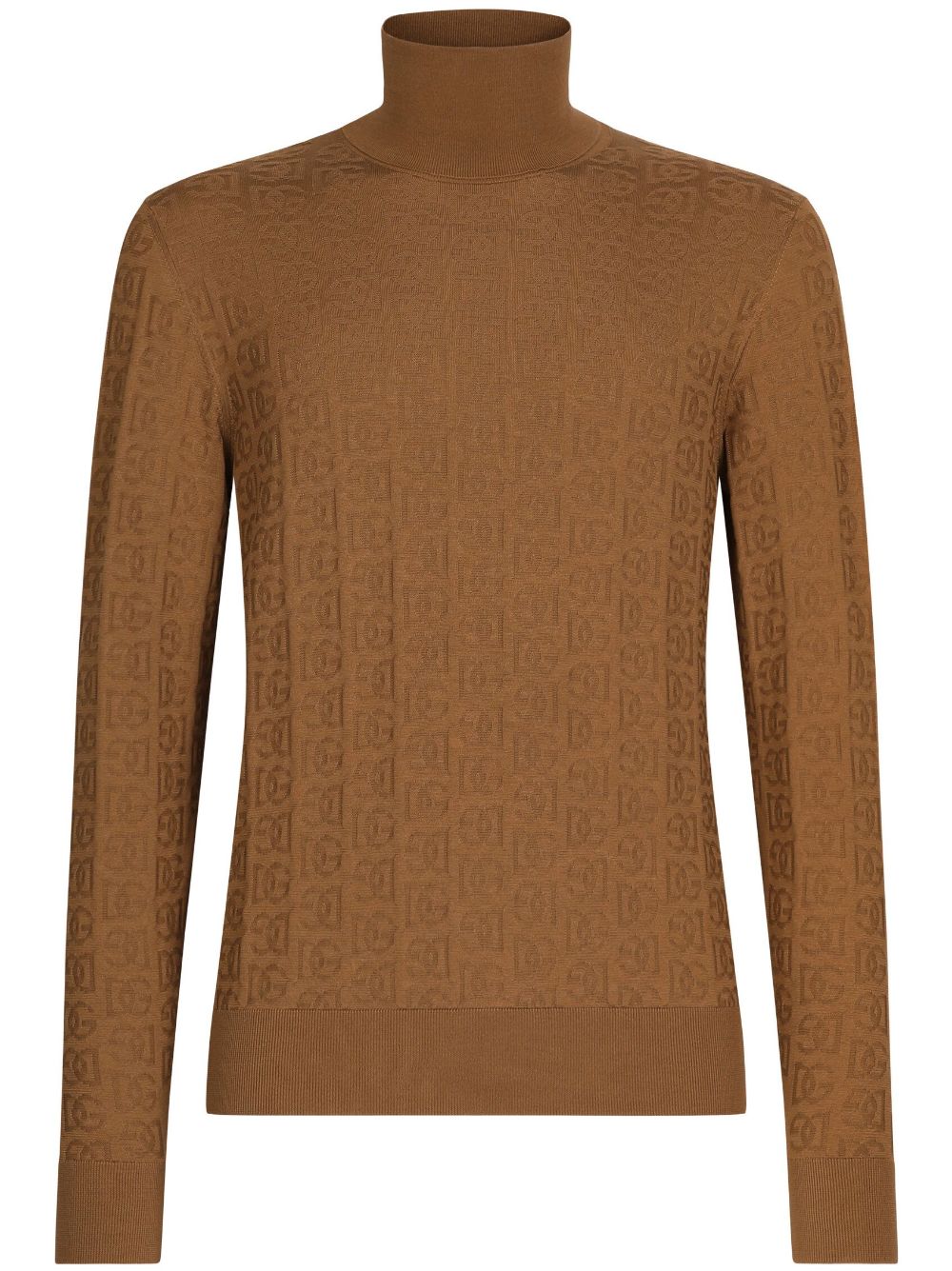 Dolce & Gabbana DOLCE & GABBANA- Silk Turtle-neck Sweater