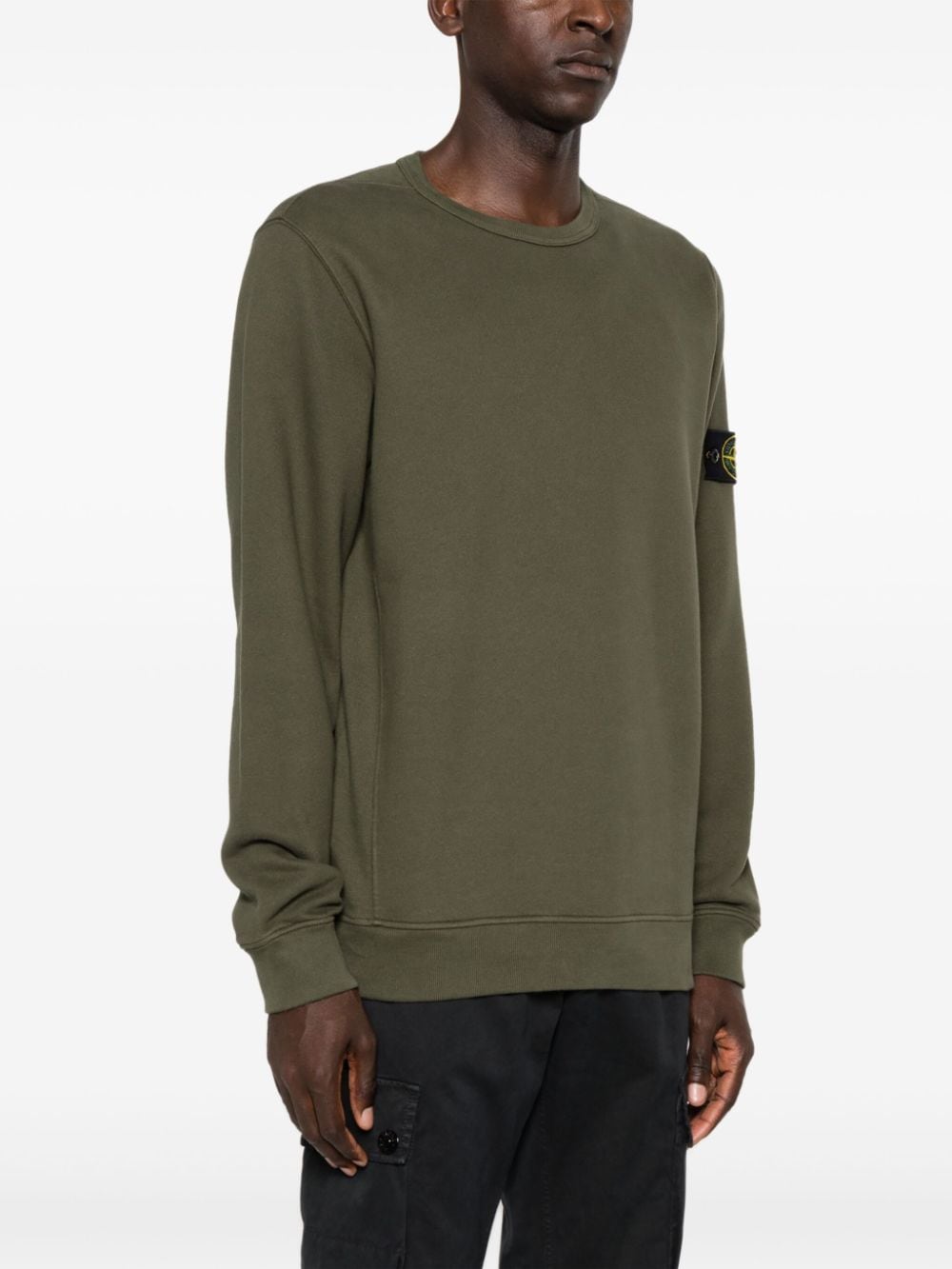 Stone Island STONE ISLAND- Logo Cotton Sweatshirt