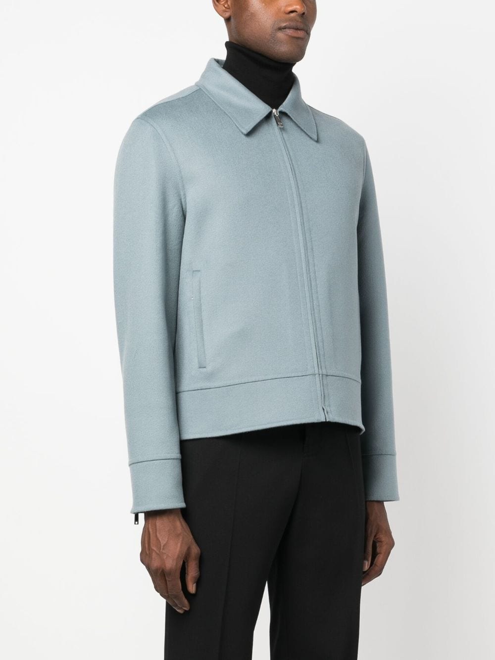 Valentino VALENTINO- Wool Zipped Jacket