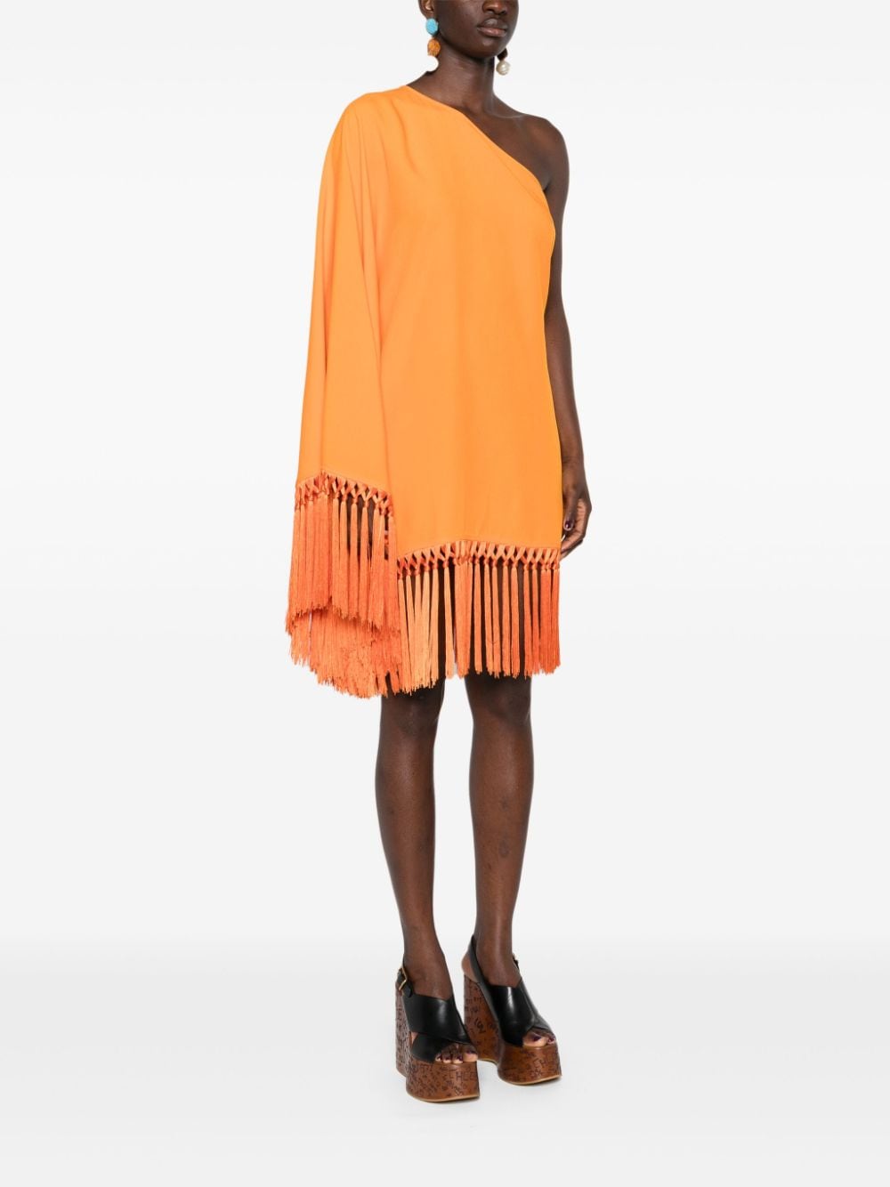 Taller Marmo TALLER MARMO- Piccolo Arno Fringed Short Dress