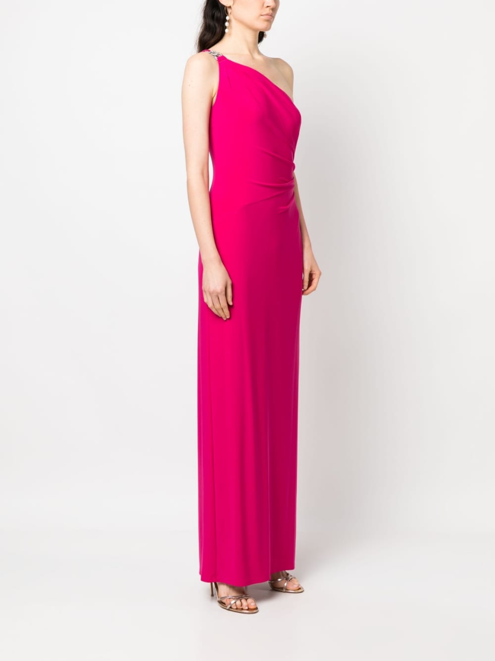  LAUREN DRESS- One Shoulder Maxi Dress