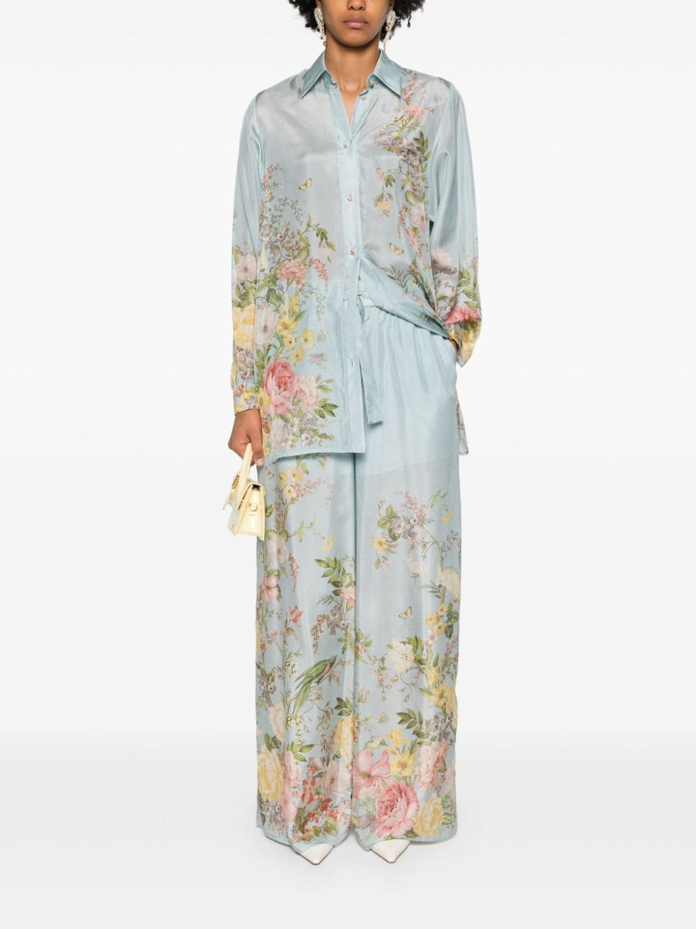 Zimmermann ZIMMERMANN- Floral Print Silk Shirt