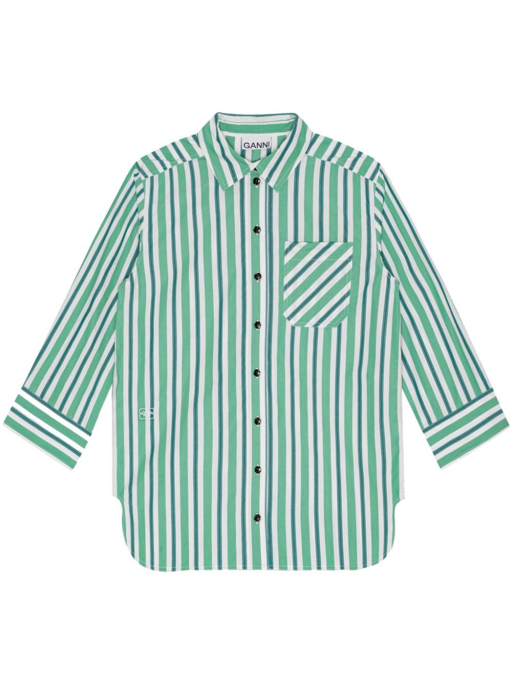 Ganni GANNI- Stripe Cotton Shirt