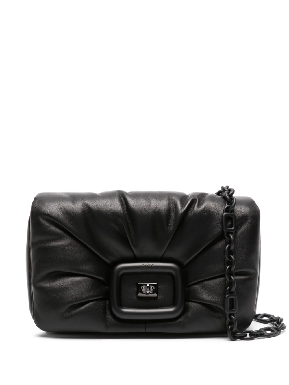 Roger Vivier ROGER VIVIER- Viv Choc Leather Shoulder Bag