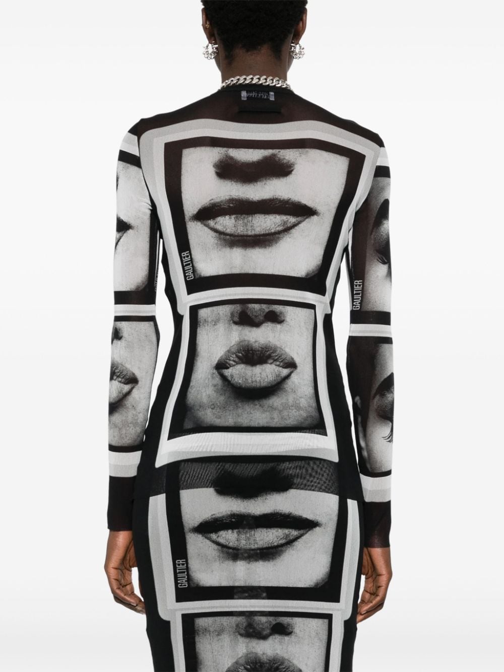 Jean Paul Gaultier JEAN PAUL GAULTIER- Eyes And Lips Print Top