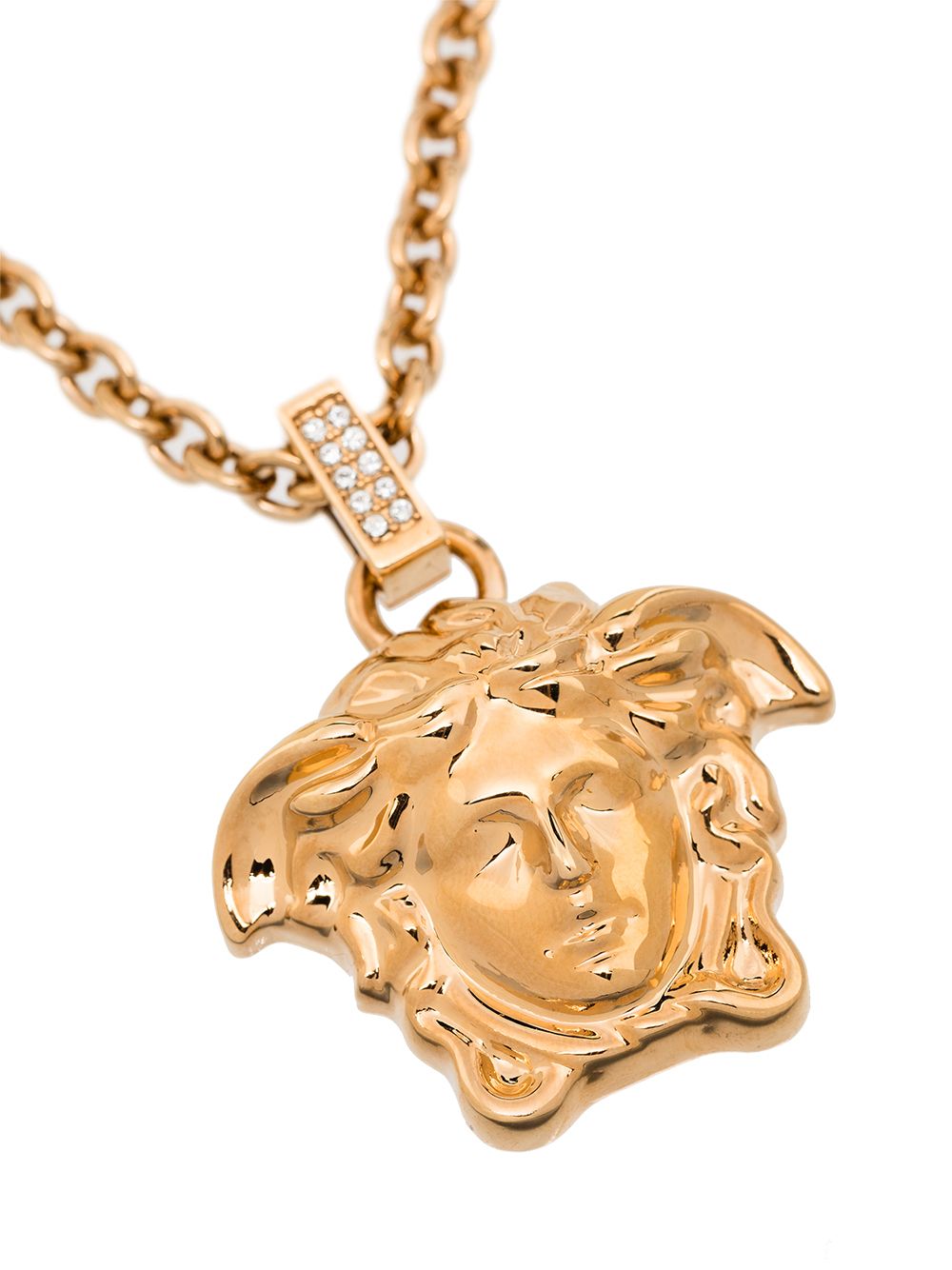 Versace VERSACE- Crystal La Medusa Necklace