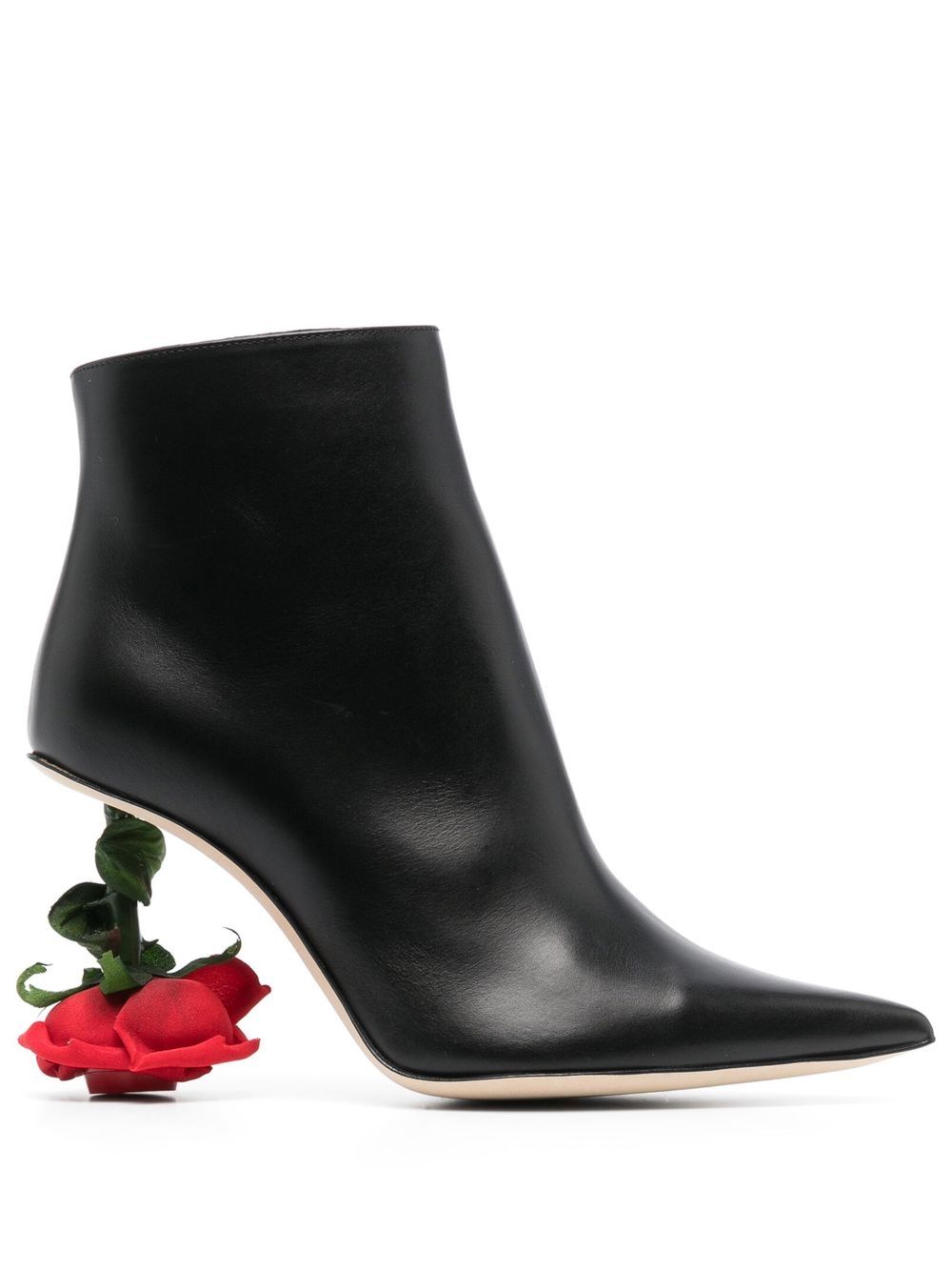 Loewe LOEWE- Leather Heel Ankle Boots