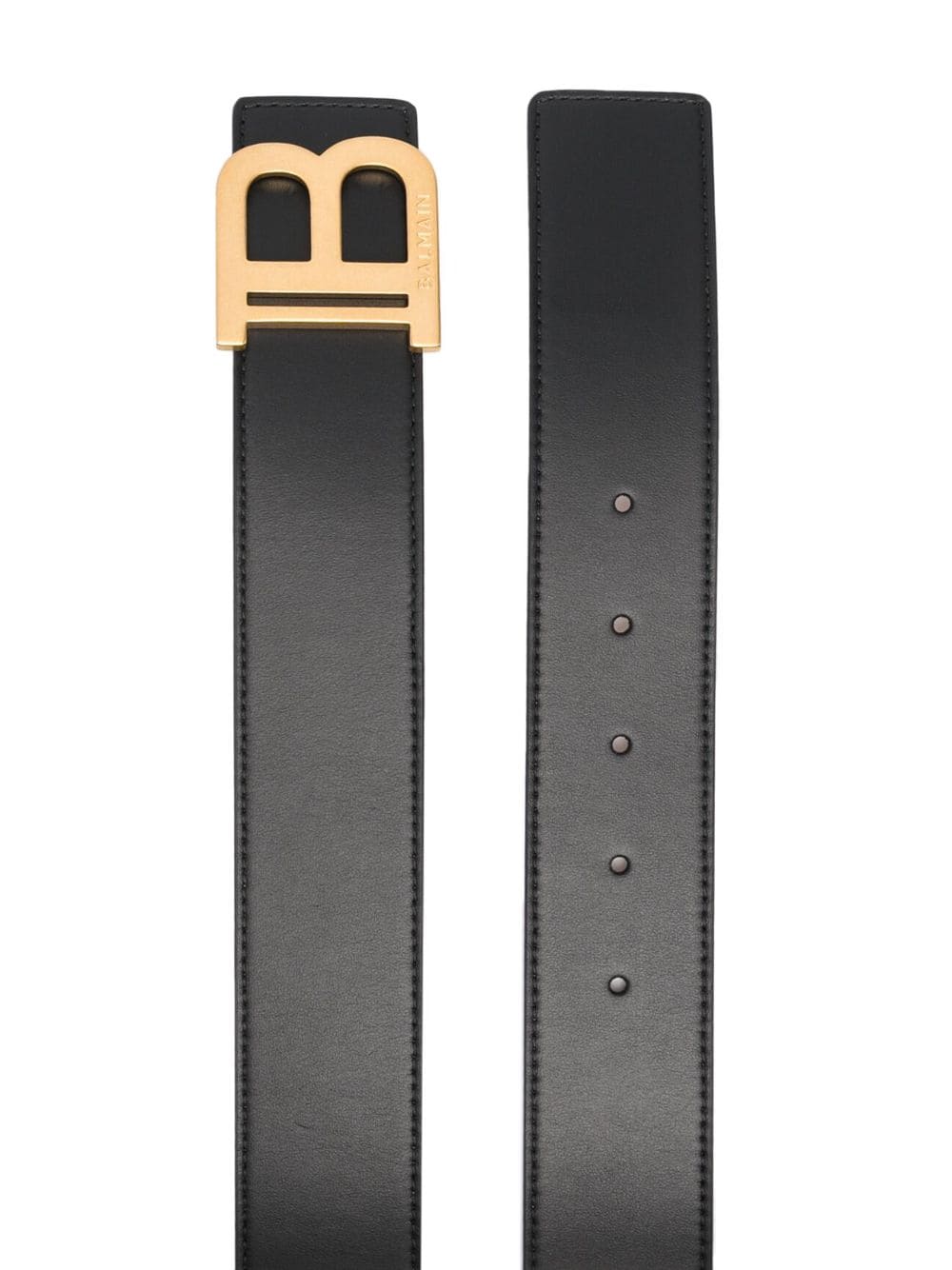 Balmain BALMAIN- B-belt Leather Belt