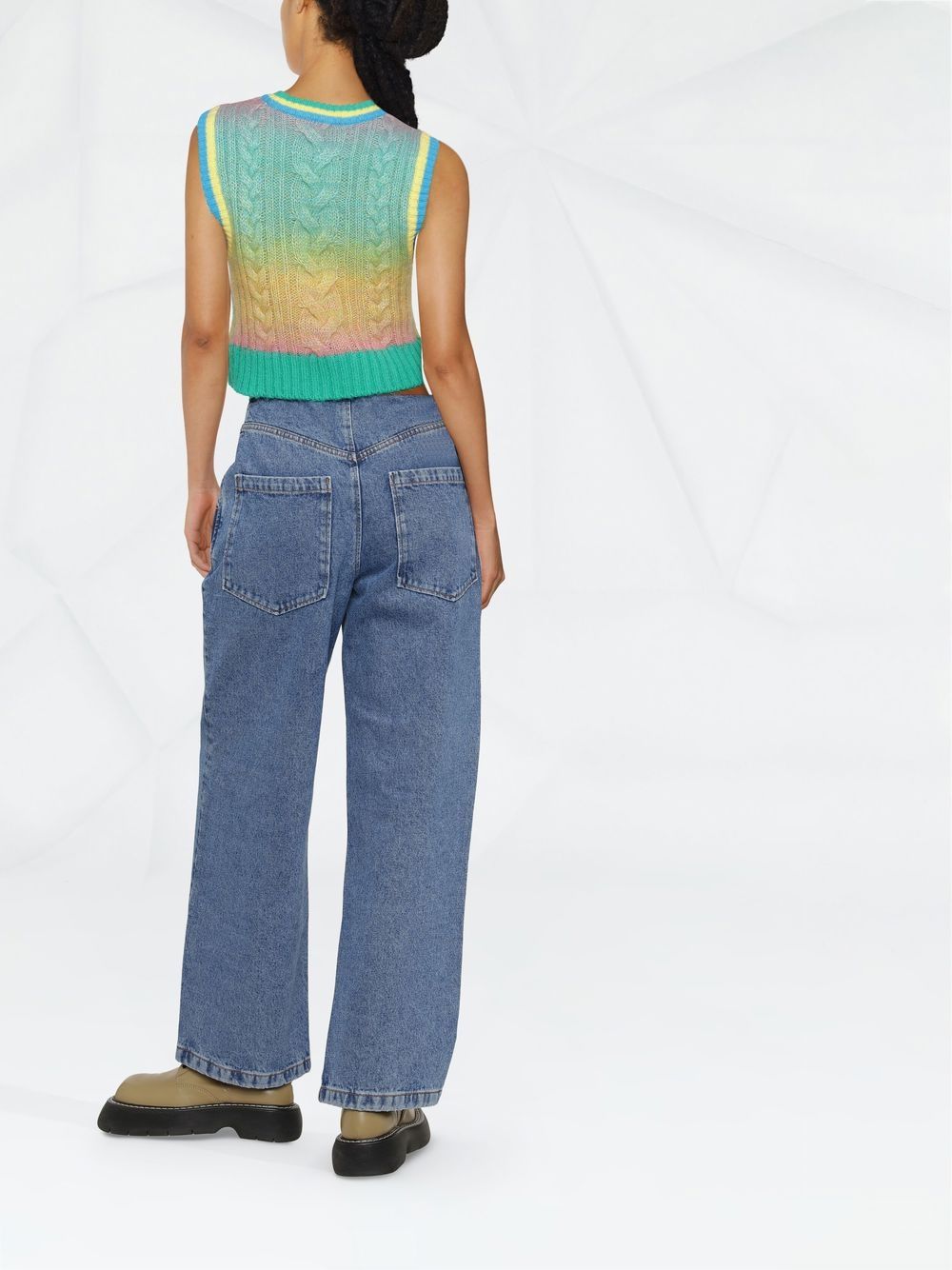 Loewe LOEWE- Anagram Baggy Denim Jeans