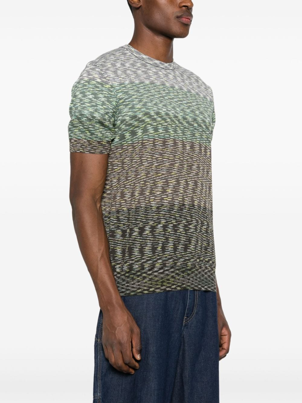 Missoni MISSONI- Tie-dye Print Cotton T-shirt