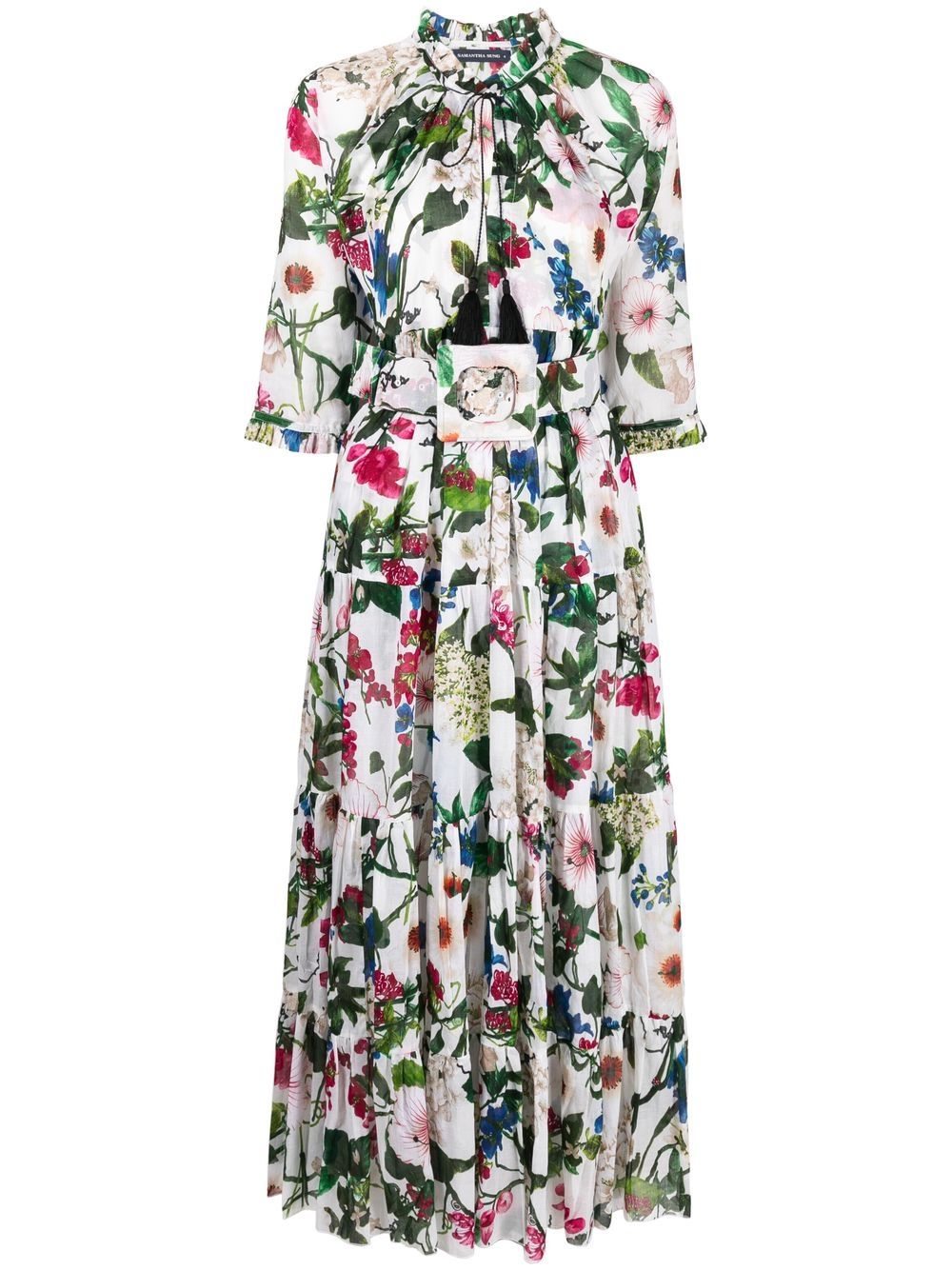 Samantha Sung SAMANTHA SUNG- Floral Print Long Dress