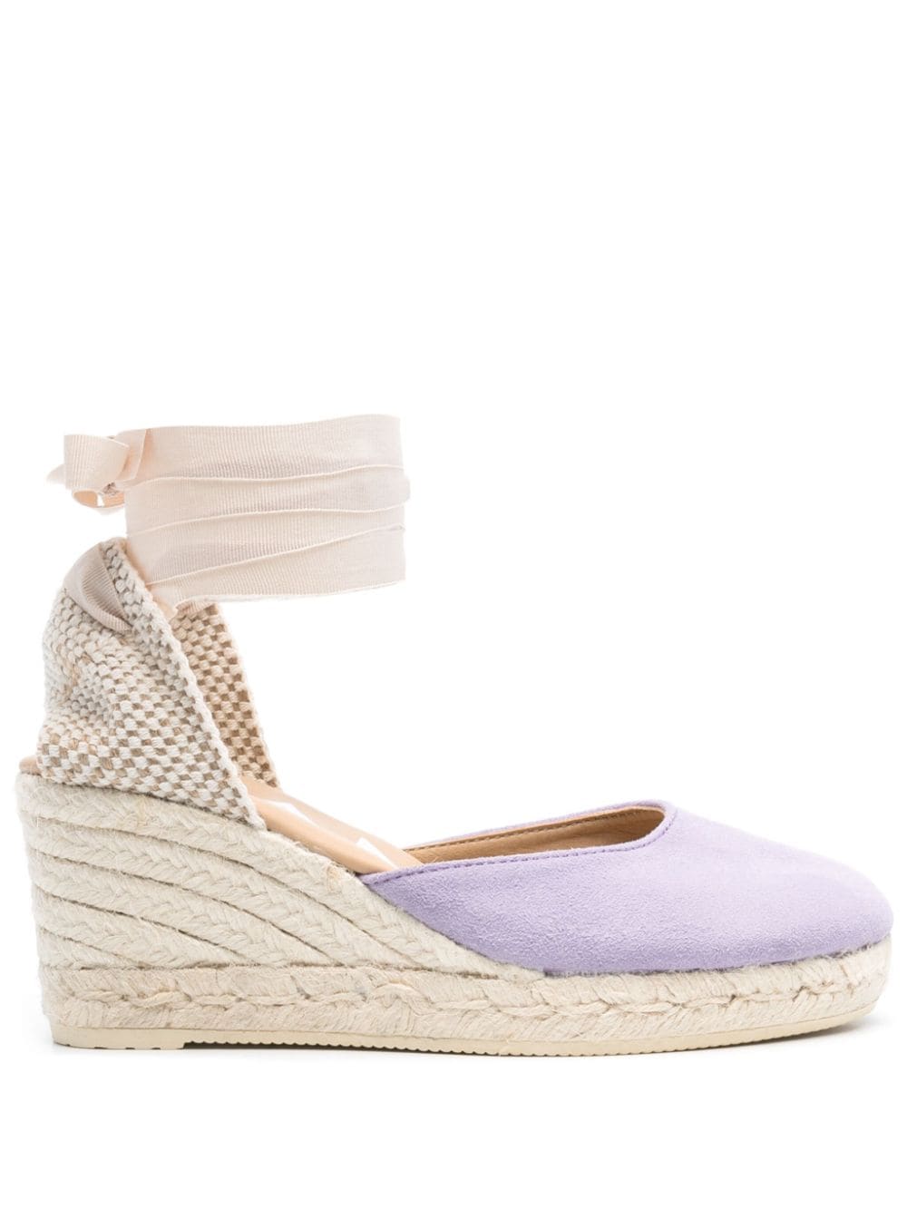 Manebi MANEBI- Hamptons Suede Low Wedge Espadrilles