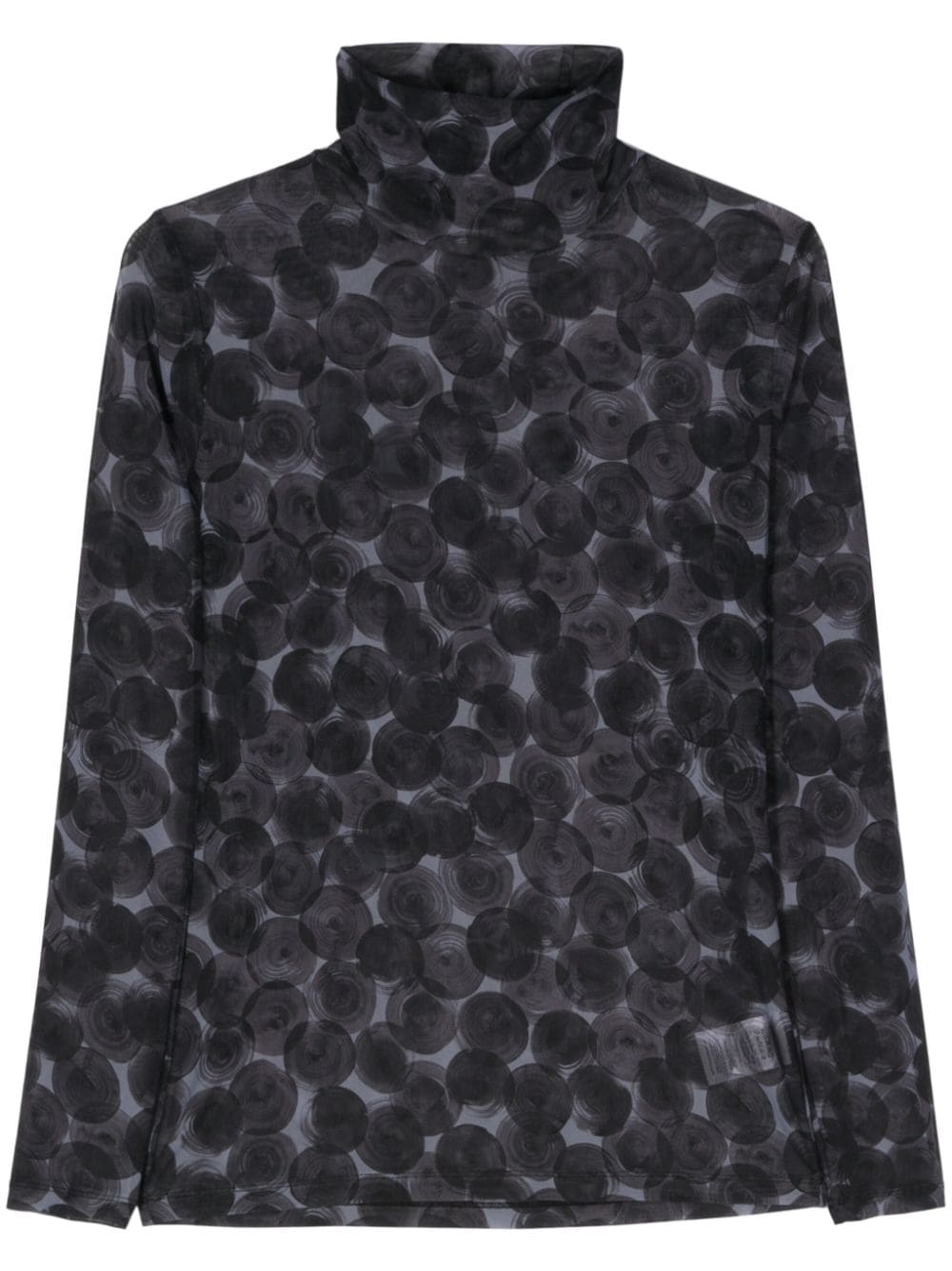 Dries Van Noten DRIES VAN NOTEN- Printed High-neck Top