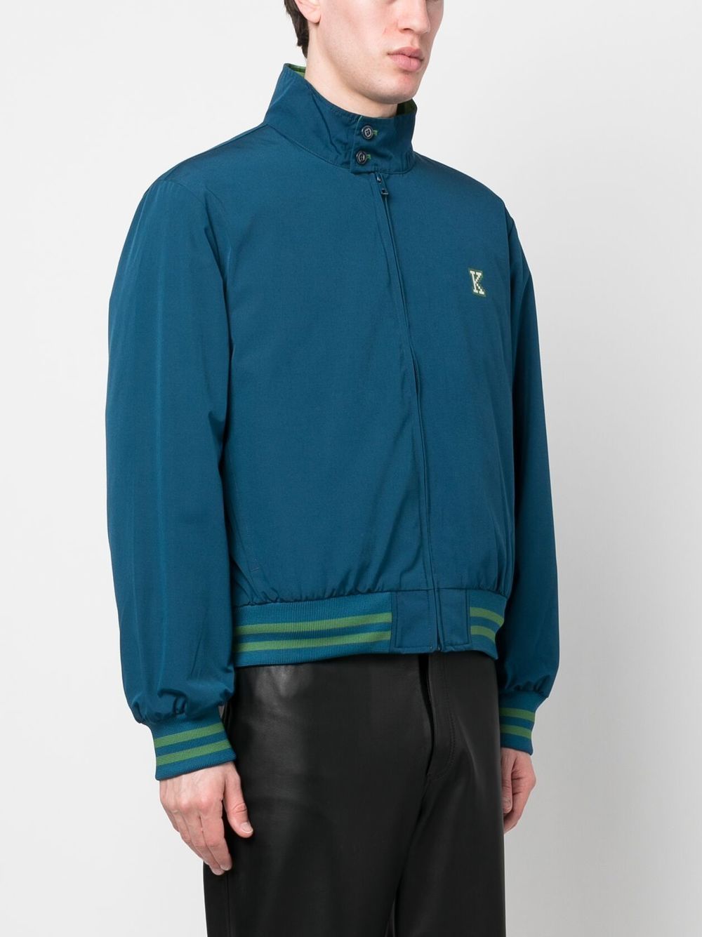 Kenzo KENZO- Logo Nylon Bomber Jacket