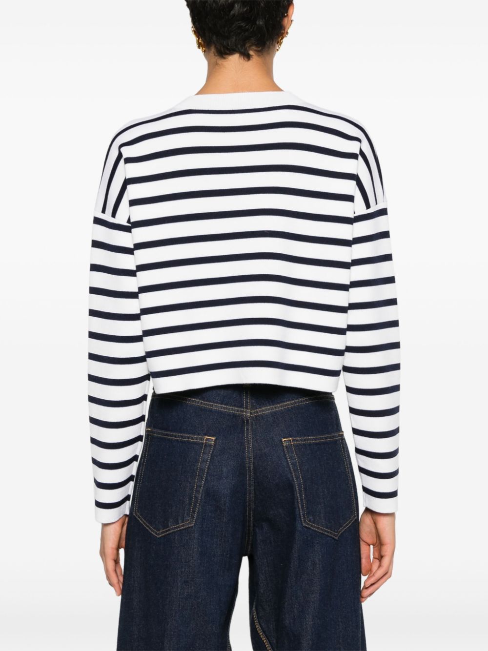 Loewe LOEWE- Anagram Striped Wool Sweater