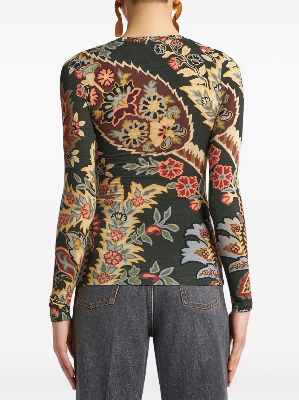 Etro ETRO- Printed Wool Sweater