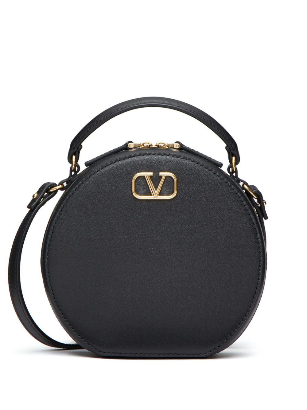 VALENTINO GARAVANI VALENTINO GARAVANI- Vlogo Signature Mini Leather Crossbody Bag