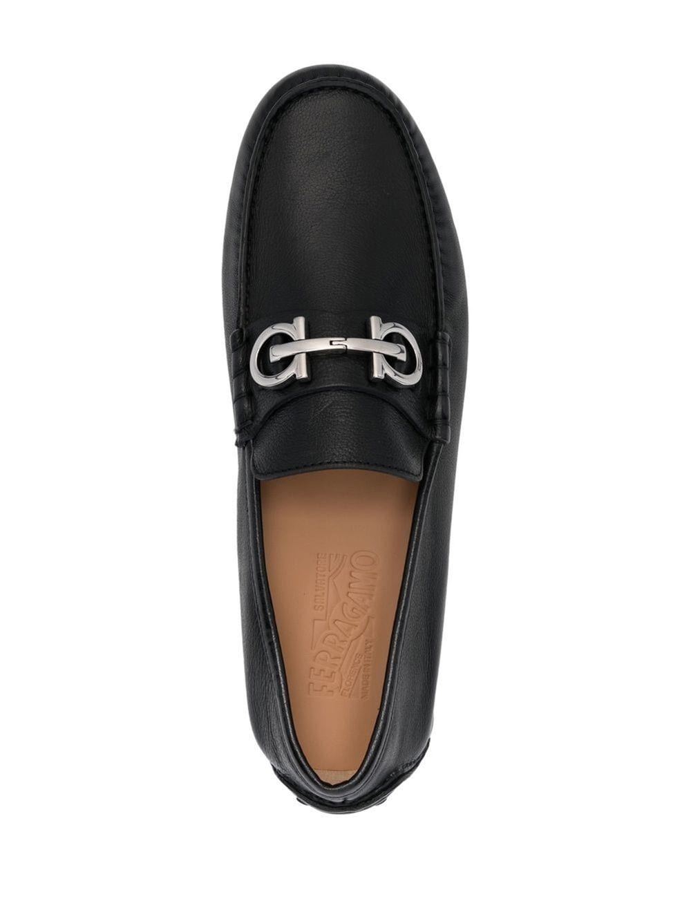 Ferragamo FERRAGAMO- Gancini Leather Drivers Shoes