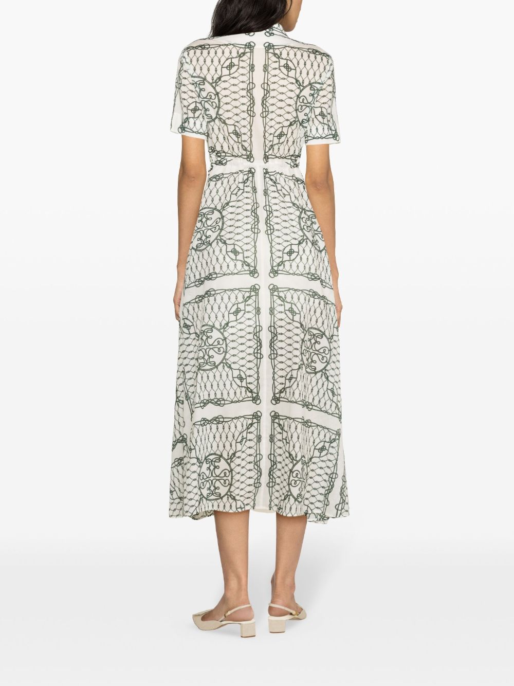 Tory Burch TORY BURCH- Printed Cotton Shirt Dress