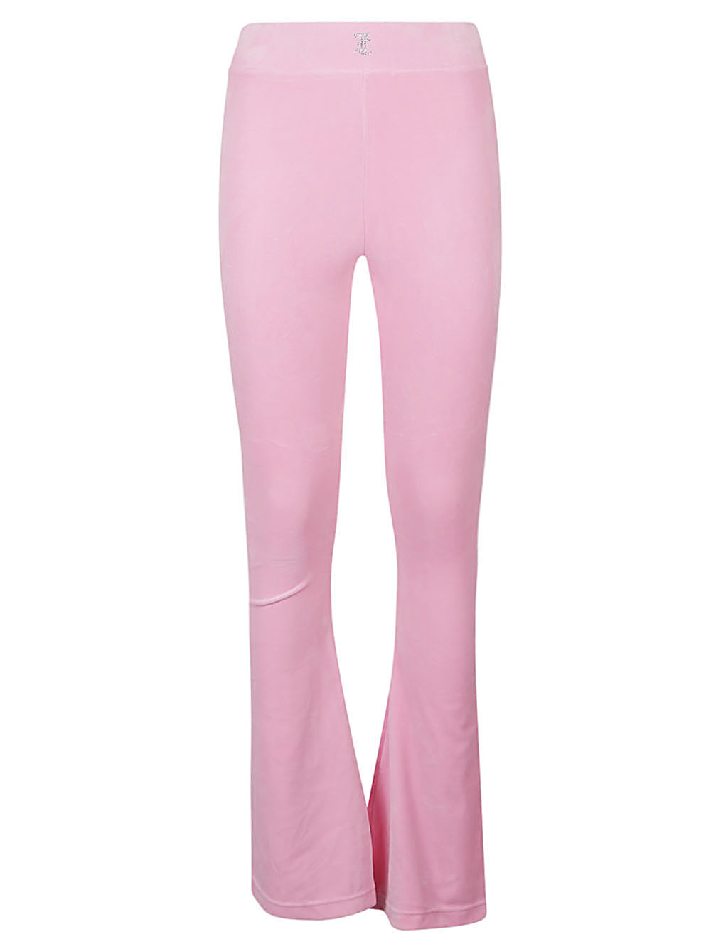 Juicy Couture JUICY COUTURE- Logo Velvet Flared Trousers
