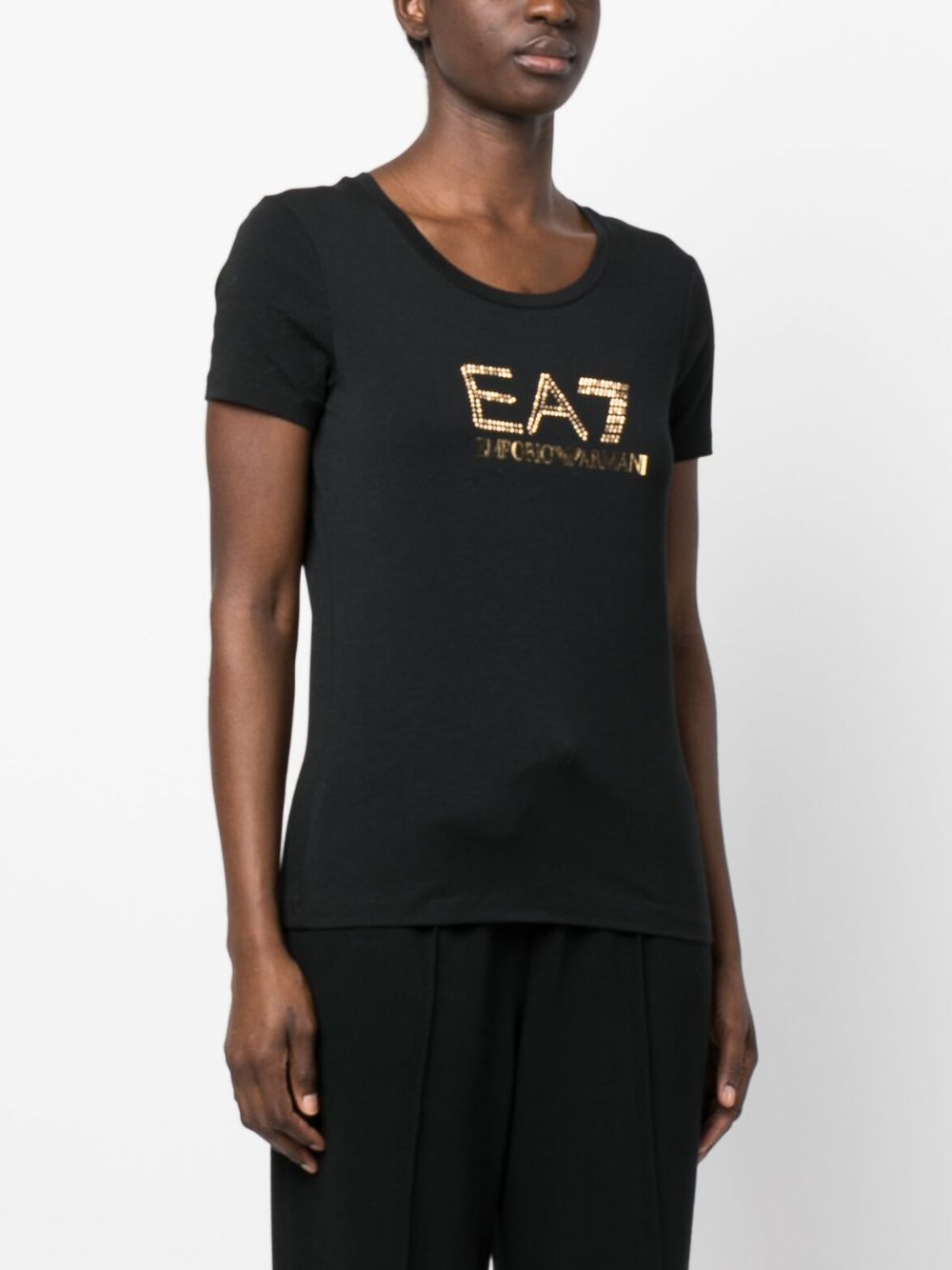 EA7 EA7- Logo Cotton Blend T-shirt