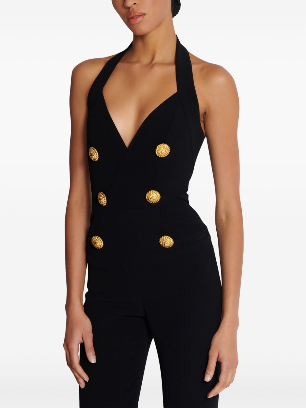 Balmain BALMAIN- Buttoned Long Jumpsuit