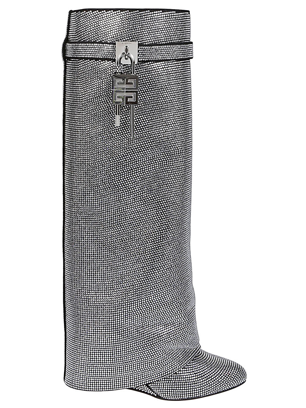 Givenchy GIVENCHY- Shark Lock Rhinestones-embellished Boots