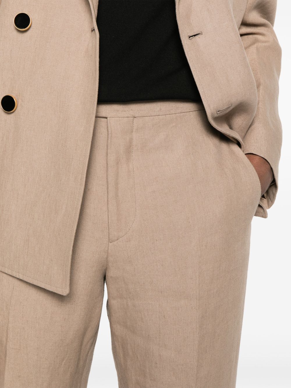 Lardini LARDINI- Trousers With Logo