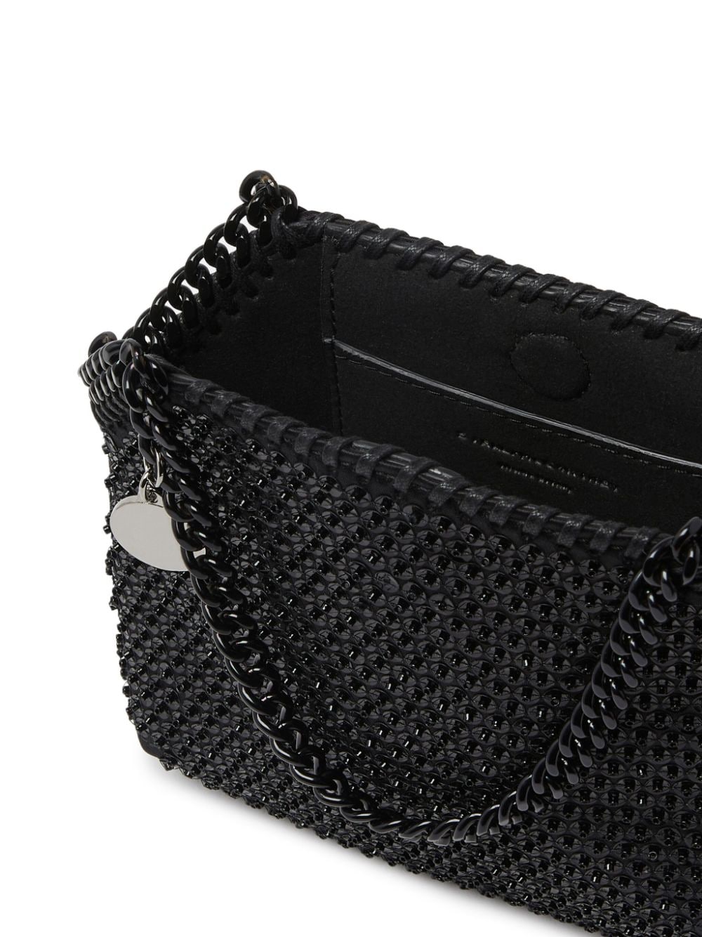 Stella McCartney STELLA MCCARTNEY- Falabella Crystal Mesh Mini Tote Bag