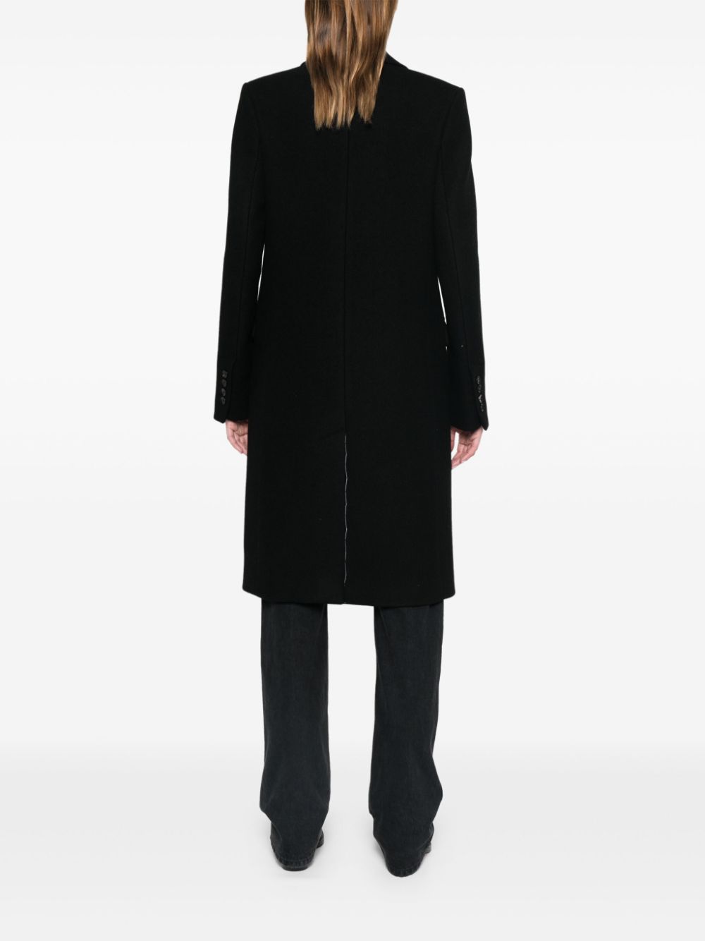 Ami Paris AMI PARIS- Wool Single-breasted Coat