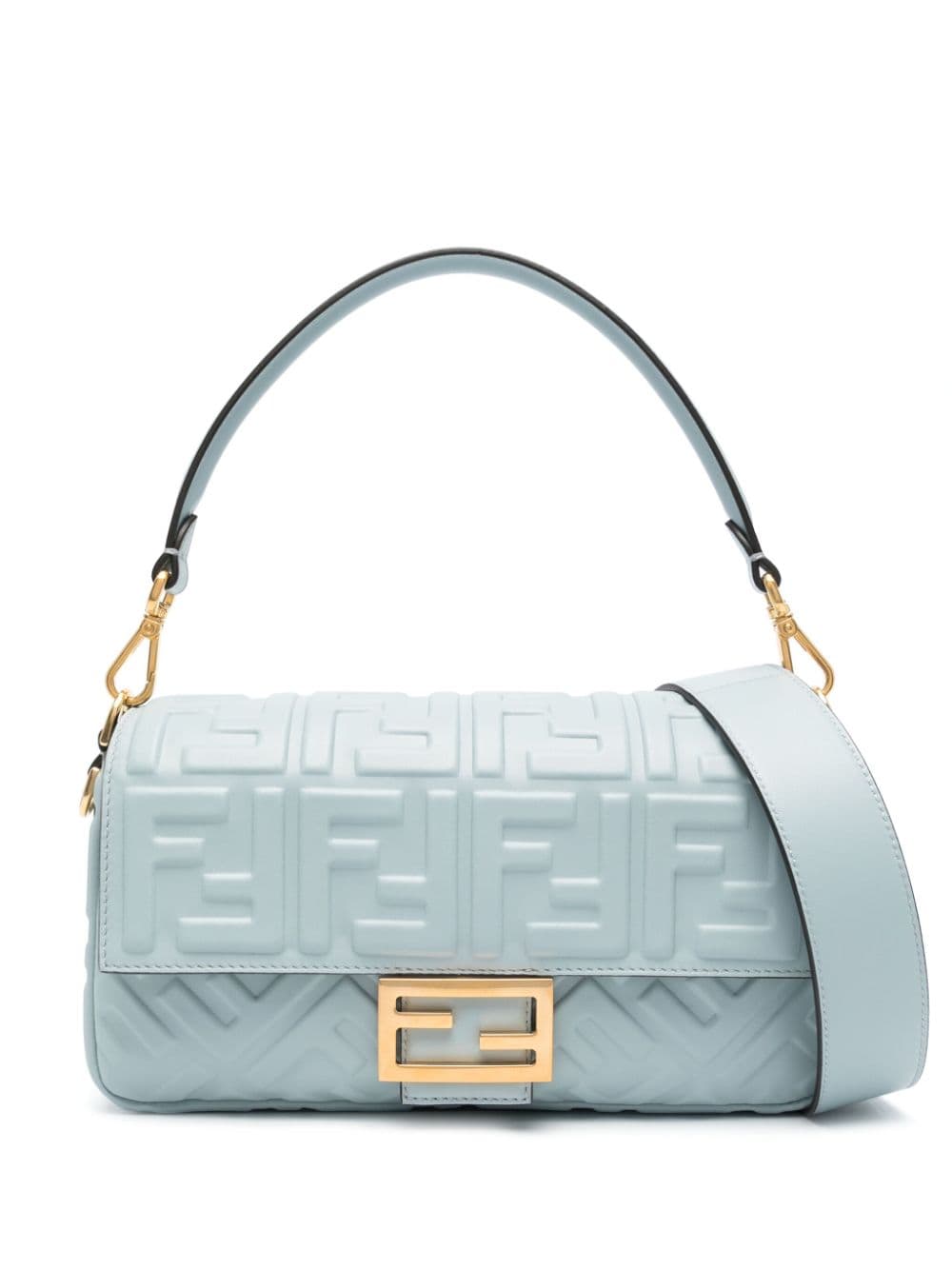 FENDI FENDI- Baguette Leather Shoulder Bag