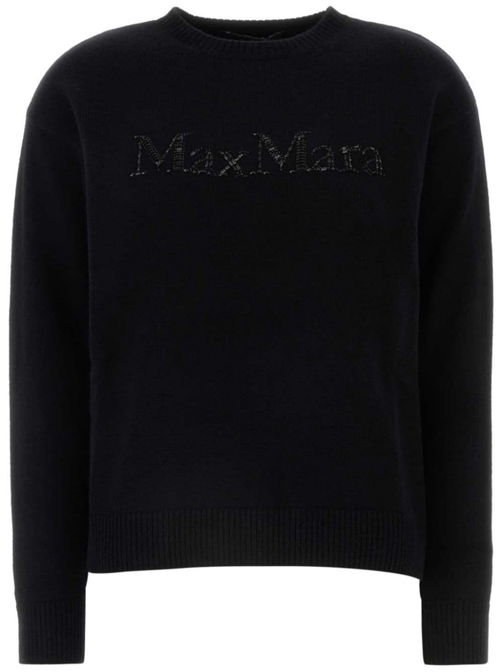  'S MAX MARA- Logo Wool Sweater