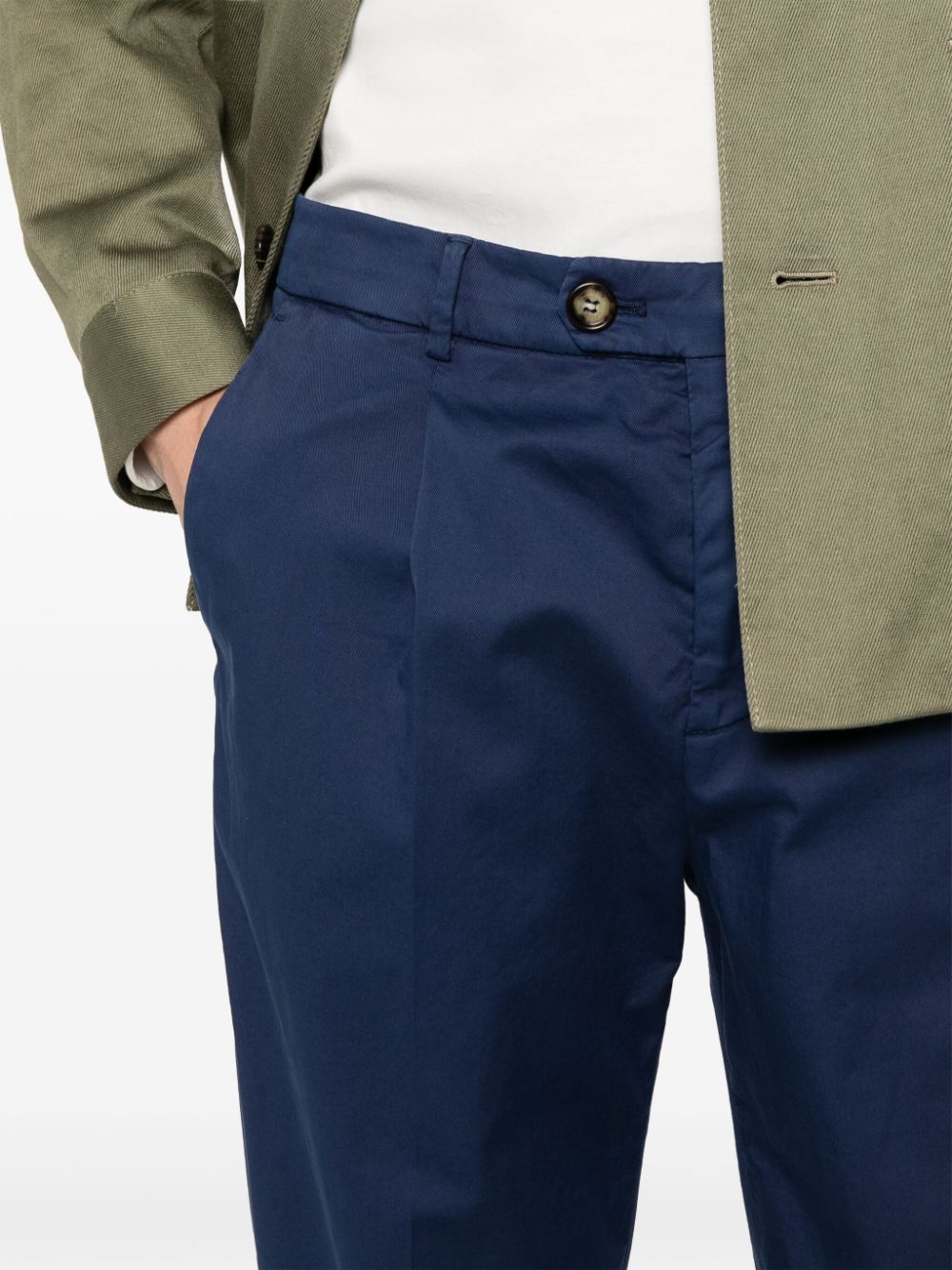 Brunello Cucinelli BRUNELLO CUCINELLI- Leisure Fit Cotton Trousers