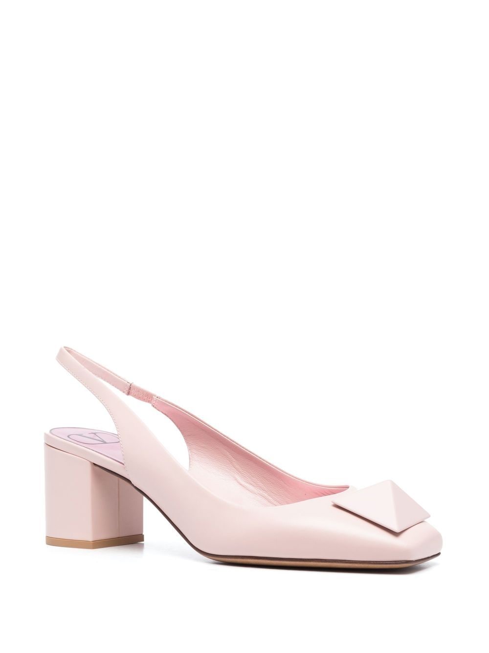 VALENTINO GARAVANI VALENTINO GARAVANI- One Stud Leather Slingback Pumps