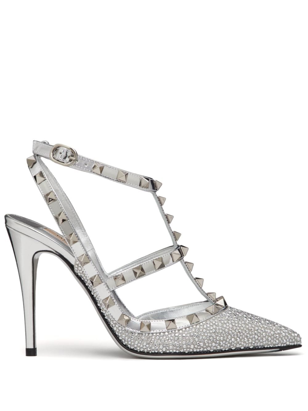 VALENTINO GARAVANI VALENTINO GARAVANI- Rockstud Leather Slingback Pumps