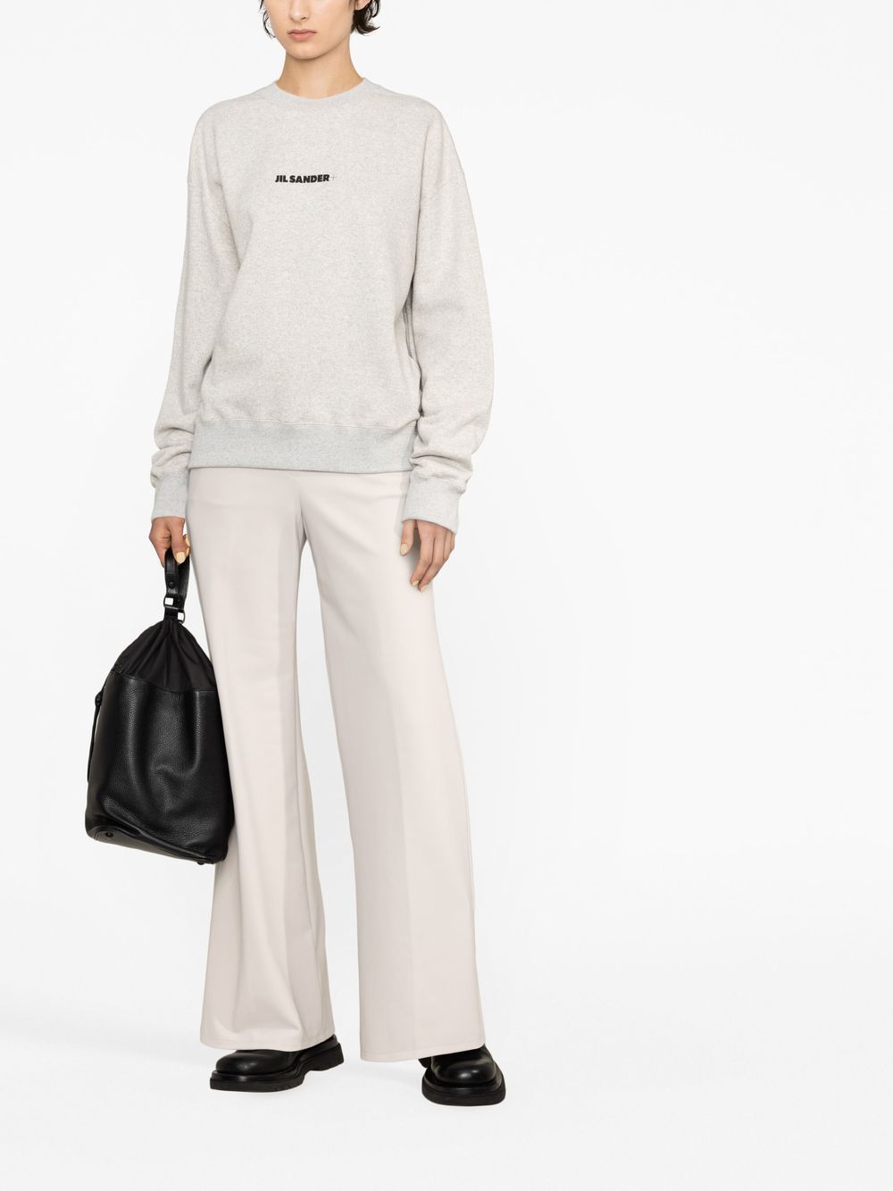 Jil Sander JIL SANDER- Logo Cotton Sweatshirt