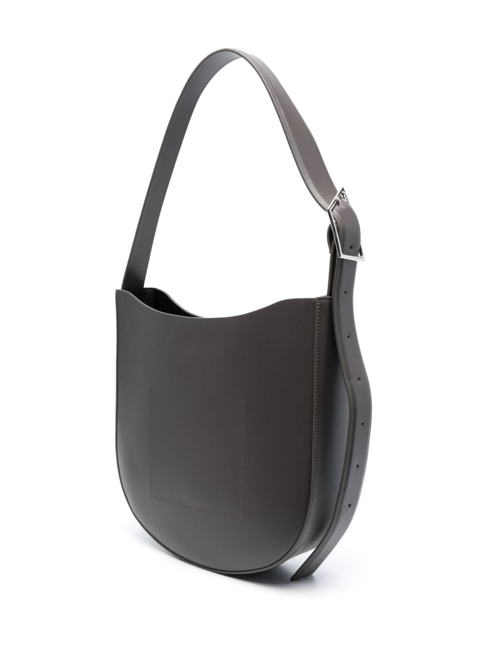 CLOSED CLOSED- Half Round Leather Shoulder Bag