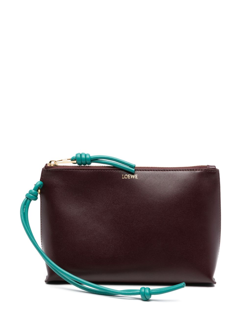 Loewe LOEWE- Knot Leather Clutch Bag